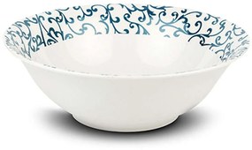 Σαλατιέρα Aurora 10-099-334 Φ23x7,5cm White-Blue Nava Large Porcelain