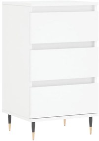 vidaXL Συρταριέρα Λευκή 40 x 35 x 70 εκ. από Επεξεργασμένο Ξύλο