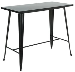 WOODWELL Ε5212,1RELIX Τραπέζι Bar-Pro, Μέταλλο Βαφή Μαύρο 120x60x102cm Ε5212,1