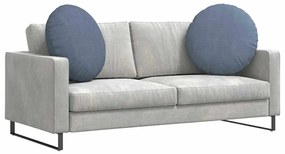 vidaXL Μαξιλάρια καθισμάτων 2 pcs Μπλε Ø 80 cm Υφασμάτινο Κορντουρά