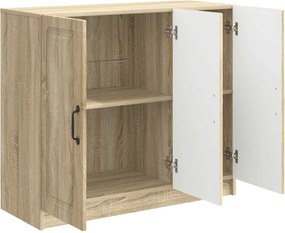 vidaXL Πλαϊνό γραφείο Sonoma Δρυς 89 x 34,5 x 77 εκ.