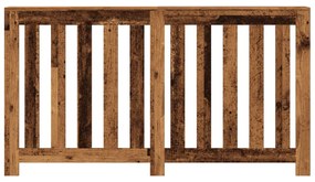 vidaXL Κάλυμμα Καλοριφέρ Όψη Παλαιού Ξύλου 149x20x82 εκ. Επεξ. Ξύλο