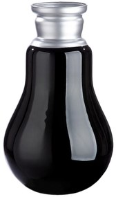 Βάζο ArteLibre Retro Μαύρο/Ασημί Γυαλί 36cm