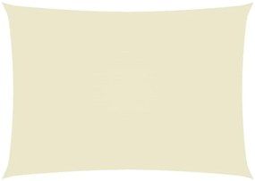 Πανί Σκίασης Ορθογώνιο Κρεμ 2,5 x 4 μ. από Ύφασμα Oxford - Κρεμ