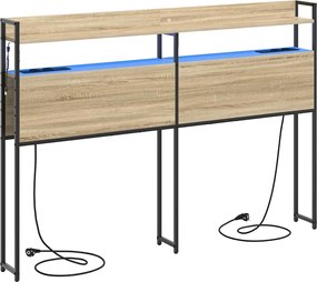 vidaXL Κεφαλάρι Αποθήκης με ράφι Sonoma Δρυς 98 cm Επεξεργασμένο ξύλο