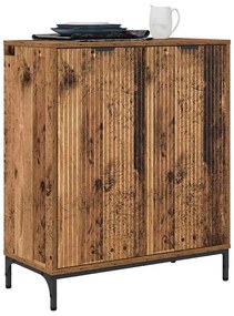 vidaXL Πλαϊνό γραφείο Παλαιό ξύλο 69.5 x 33 x 82 εκ.