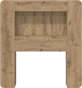 vidaXL Κρεβάτι με Κεφαλάρι Artisan Δρυς Μηχανικά επεξεργασμένο ξύλο