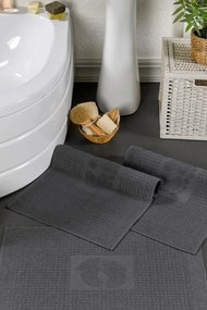 Σετ 3 τεμαχίων πετσέτες ποδιών 50x70 cm - Ανθρακί 50 x 70