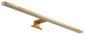 Φωτιστικό Τοίχου-Απλίκα Nina 60423 60x10,5x4cm LED 12W 1400lm IP44 Bronze GloboStar Αλουμίνιο