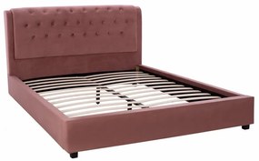 Κρεβάτι Odalys HM549.12 164x223x100cm Για Στρώμα 150X200 Apple Διπλό Mdf, Ύφασμα