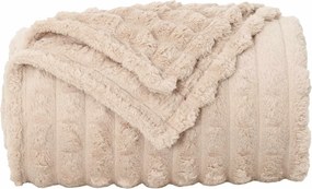 vidaXL Ριχτάρια 6 pcs Μπεζ 200 x 150 cm Μαλλί