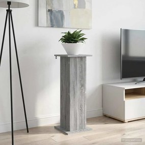 vidaXL Βάση φυτών 2 τμχ. Γκρι Sonoma 30,5 x 30 x 80,5 εκ