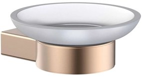 Σαπουνοθήκη Artemis A0350836 Φ6,6x10,1x2cm Rose Gold Karag Stainless Steel