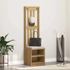 VidaXL Δέντρο χωλ "SANDNES" 45x40x159,5 εκ.Πεύκο μασίφ ξύλο