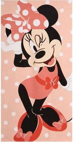 Πετσέτα θαλάσσης Minnie Mouse 70 x 140 cm Κοράλι