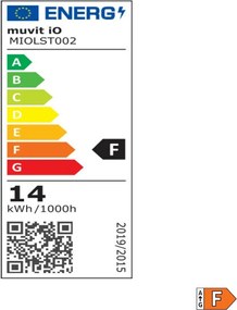 LED ταινίες Muvit iO Μαύρο Πολύχρωμο Χρυσό F 5 m