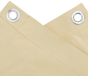 Περίφραξη Μπαλκονιού Προστατευτική Κρεμ 300x120 εκ. από PVC - Κρεμ
