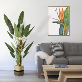 GloboStar® Artificial Garden STRELITZIA REGINAE 20033 Τεχνητό Διακοσμητικό Φυτό Στρελίτσια - Πουλί του Παραδείσου Υ180cm