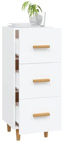 vidaXL Ντουλάπι Λευκό 34,5 x 34 x 90 εκ. από Επεξεργασμένο Ξύλο