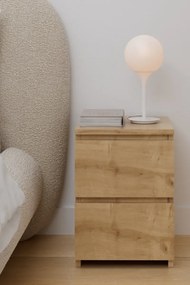 Stewehome Σετ 2 μοντέρνων κομοδίνων για υπνοδωμάτιο 35x38x49 cm
