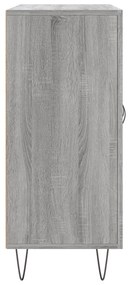 vidaXL Ντουλάπι Γκρι Sonoma 90 x 34 x 80 εκ. από Επεξεργασμένο Ξύλο