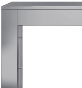 vidaXL Ράφι Καυσόξυλων 100x40x100 εκ. Γαλβανιζέ Ατσάλι