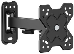 POWERTECH επιτοίχια βάση τηλεόρασης PT-1277, 13-32", έως 20kg, full motion