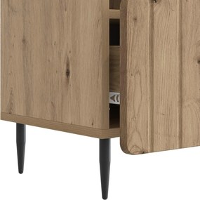 vidaXL Ντουλάπι TV 102 x 34,5 x 50 εκ. Artisan Δρυς Επεξεργασμένο Ξύλο
