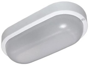 Πλαφονιέρα- Απλίκα Οβάλ λευκή Led SMD 12W 230V 21-2051210 Lumen-21-2051210-Λευκό 21-2051210