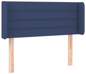 vidaXL Κεφαλάρι με Πτερύγια Μπλε 83x16x78/88 εκ. Υφασμάτινο