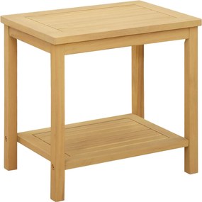 vidaXL Τραπεζάκι Πλευράς Φυσικό Λάδι 50 x 35 x 45 cm
