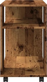 vidaXL Βοηθητικό Τραπέζι με Ρόδες 70x35x60 εκ. Επεξεργ. Ξύλο