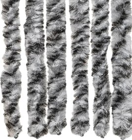 vidaXL Σήτα Εντόμων Γκρι/Μαύρη/Λευκή 100 x 200 εκ. από Σενίλ