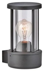 Απλίκα Aspen ανθρακί με σκιάδιο από γυαλί Viokef 4198400 Ανθρακί