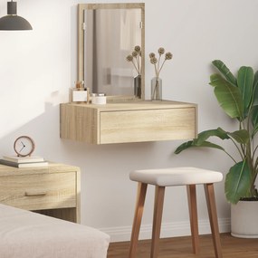 vidaXL Κρεμαστό τραπέζι ντυσίματος δρυός Sonoma 60x40x70 εκ.