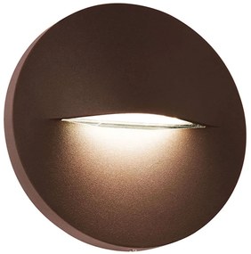 Φωτιστικό Τοίχου - Απλίκα Round Vita 4298301 Φ14cm Led 170lm 3W 3000K Brown Viokef