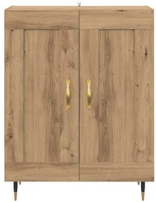 vidaXL Πλαϊνό γραφείο Artisan Oak 69,5 x 34 x 90 εκ.