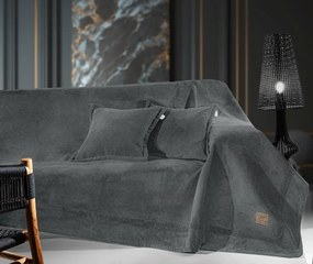 Ριχτάρι Τετραθέσιος Suede Microfiber Rubicon Anthracite 170x350εκ. Guy Laroche