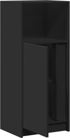 vidaXL Ντουλάπι με Φώτα LED Μαύρη 42,5x34x100 εκ. Επεξεργασμένο Ξύλο