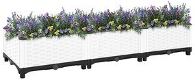 vidaXL Ζαρντινιέρα 120 x 40 x 23 εκ. από Πολυπροπυλένιο