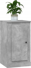 vidaXL Ντουλάπι Γκρι Σκυροδέματος 37,5x35,5x67,5 εκ. από Επεξεργ. Ξύλο