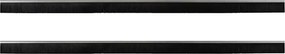 vidaXL Σφραγίδες πόρτας με βούρτσες που προσαρτώνται 2 pcs Ασημί