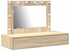 vidaXL Τραπέζι περιποίησης Καφέ 100 x 40 x 70 εκ. Επεξεργασμένο ξύλο