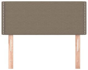 Κεφαλάρι Κρεβατιού Taupe 90x5x78/88 εκ. Υφασμάτινο - Μπεζ-Γκρι