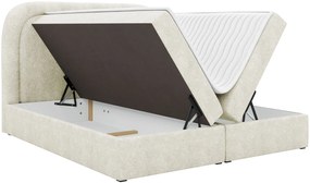 Επενδυμένο κρεβάτι Bonito-Beige-120 x 200