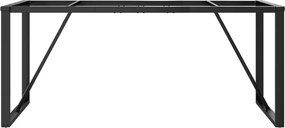 vidaXL Πόδια Τραπεζαρίας σε Σχήμα «Ο» 180x80x73 εκ. Ατσάλι