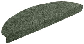 vidaXL Πατάκια Σκάλας Αυτοκόλ. 10 τεμ. Πράσινο 65x21x4 εκ Βελονιασμένα