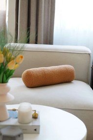 Διακοσμητικό Μαξιλάρι Καφέ TEDDY ROLLER 50x14x14