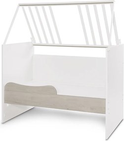 BED MULTI 190/72 COLOUR WHITE/LIGHT OAK