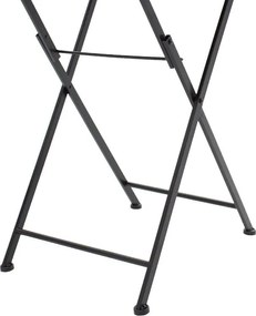 Τραπεζαρία Walen σετ 3τεμ μέταλλο μαύρο